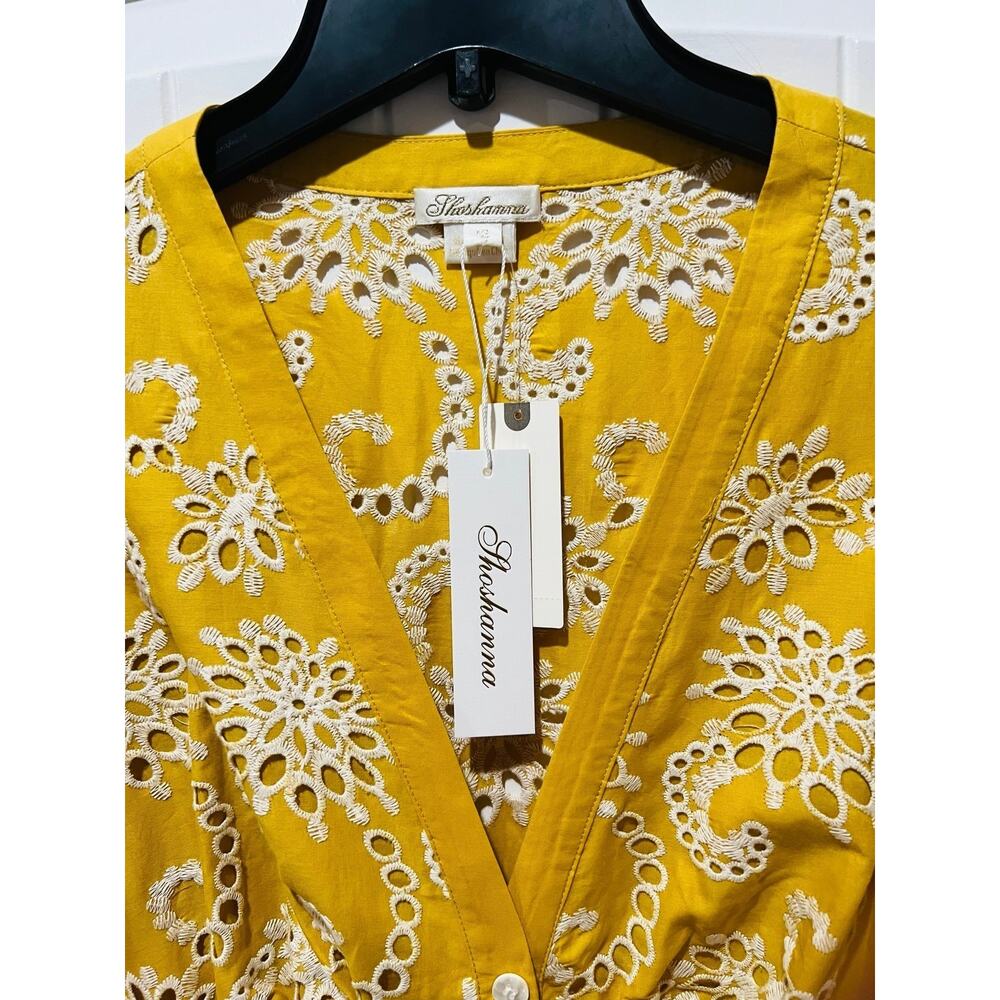 NWT❤️Anthro Shoshanna Sicily Eyelet Maxi Dress sz12 - Picture 6 of 11